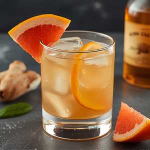 Grapefruit Ginger Honey Spritz