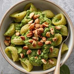 Bucatini al Pesto