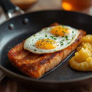 Salmon & Eggs w / grits or rice