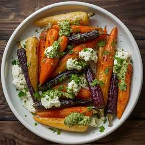 Large Roasted Heirloom Carrots