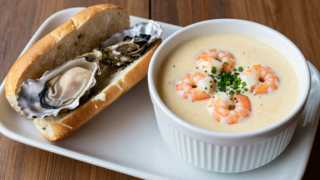 Half Fried Oyster & Gumbo or Bisque