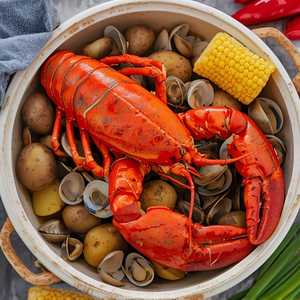 Lobster & Clam Cajun Boil