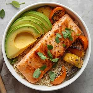 Grilled Salmon Bowl