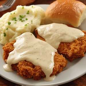 Country-Fried Steak Dinner
