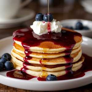 LEMON-BLUEBERRY PANCAKES