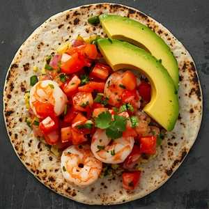 Shrimp Tostada