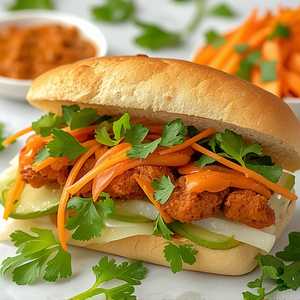 Fried Chicken Banh Mi