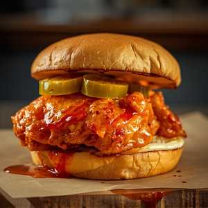 Nashville Hot Big Crispy Sandwich