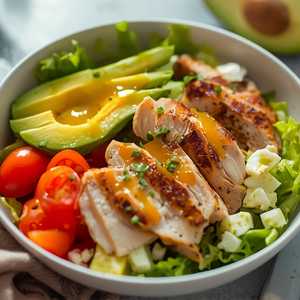 Grilled Chicken Avocado Salad