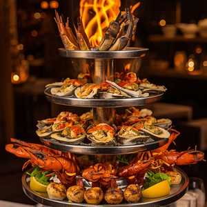 Hot Seafood Tower