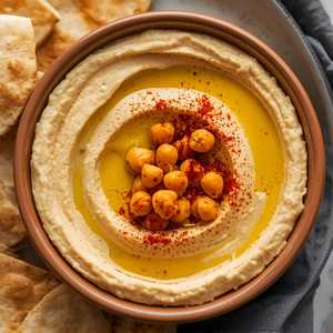 Beirut-Style Hummus