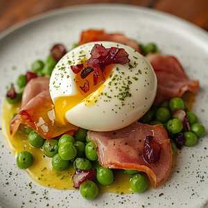Soft-Poached Duck Egg