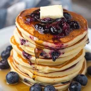 Blueberry Buttermilk Pancakes