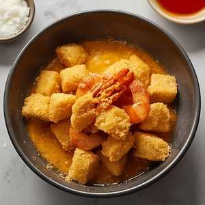 Seafood Tofu w/Sally Egg Yolk