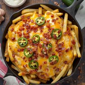 Skillet Cheese Fries