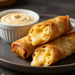 Mac + Cheese Spring Rolls
