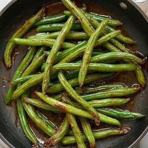 Blackened Green Beans