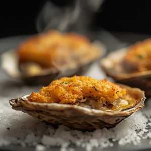 Ostiones Gratinados (6 Oysters)