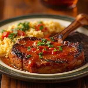 Pork Chop Ranchero (Bone-In)