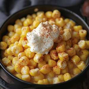 CORN WITH CREMA