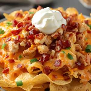 Chicken Bacon Ranch Nachos