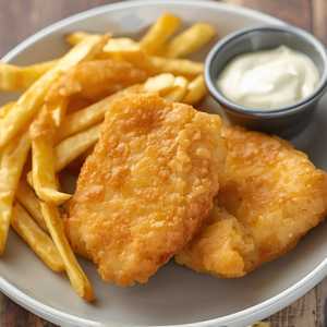 Alaskan True Cod Fish and Chips, 2 Pc.
