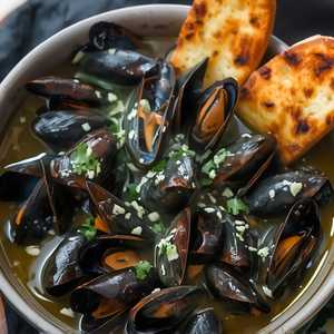 Mejillones Con Chorizo
