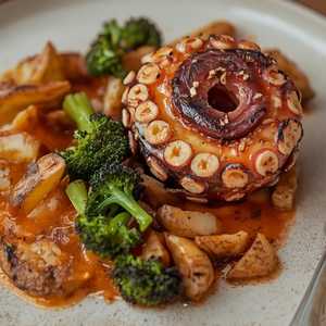 Wood Grilled Spanish Octopus