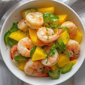 Poached Prawn Salad
