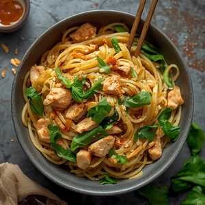 Cumin Chicken Hand-Ripped Noodles (Deep Copy)