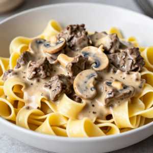 Beef Stroganoff