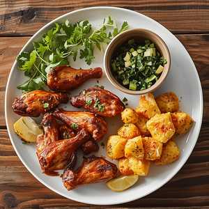 6 Pcs Whole Wing Dinner