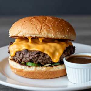 French Dip Smash Burger