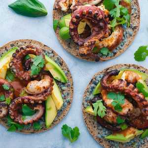 Tostada de Pulpo