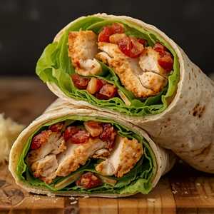 Crispy Chicken Caesar Wrap