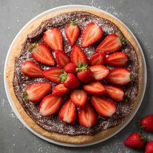 FRESA Y CHOCOLATE PIZZA