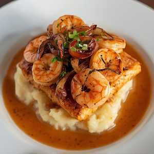*Bourbon St. Mahi Mahi & Shrimp