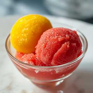Cantaloupe or Passion Fruit Sorbet