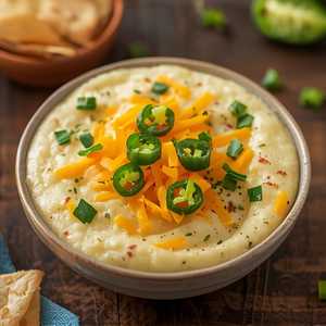 Jalapeño Cheddar Grits
