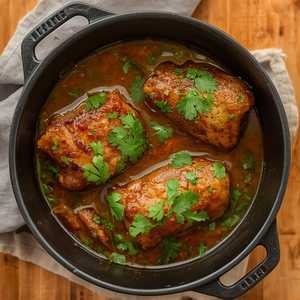 Guisado De Chicharron En Salsa Verde