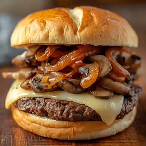Mushroom Swiss Burger