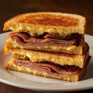 Pressed Ham & Roasted Pork Sandwich