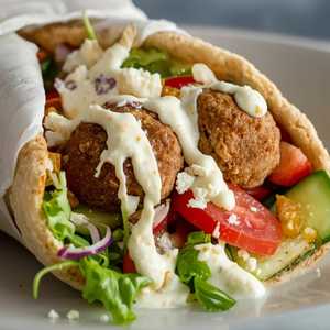 Falafel Pita Wrap