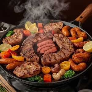 Purple Dot Mixed Grilled