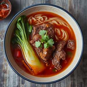 Sichuan Beef Noodle Soup (Not GF)
