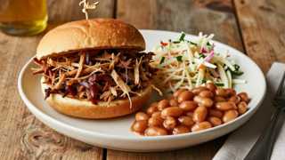 Pork or 1/2 Chicken Sandwich Dinner