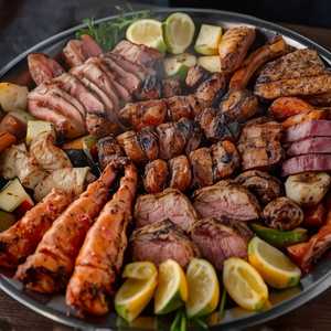 Wood-Fired Mixed Parrillada G F