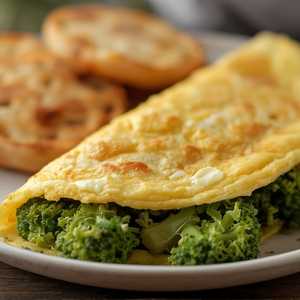 Broccoli & Swiss Omelette