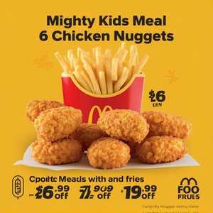 Mighty Kids Meal 6 McNuggets®