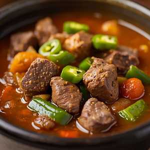 GREEN CHILI BEEF